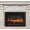 Портал Firelight Torre 30U (угловой) камень белый, шпон белёный дуб